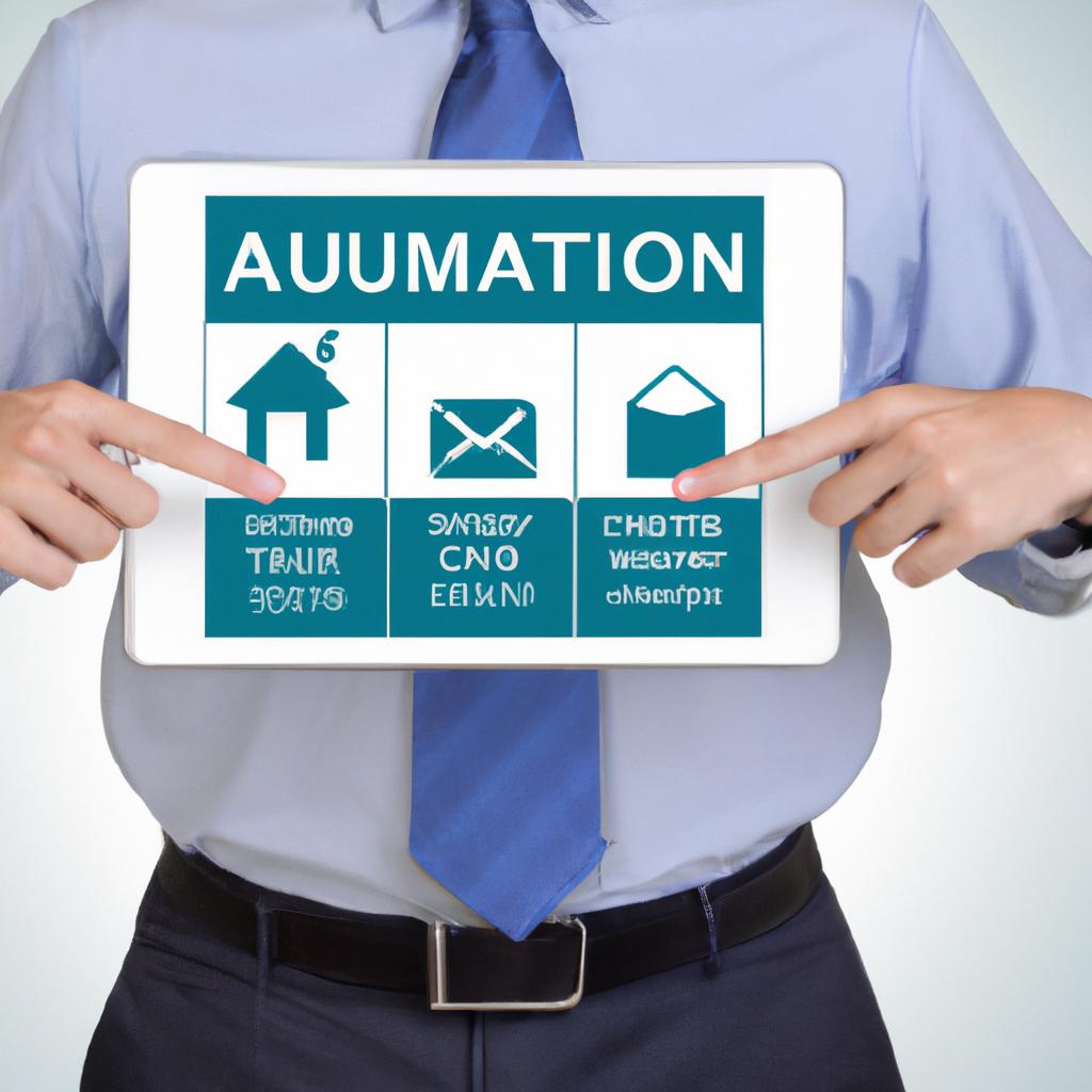 Streamlining marketing efforts with the help of automation tools in the real estate industry.