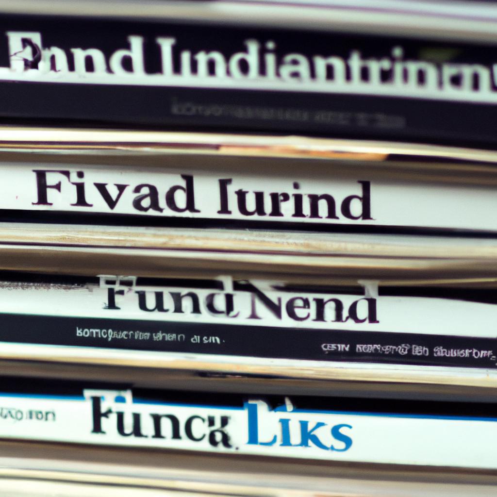 Financial newspapers and magazines featuring articles on the benefits of index fund investing.